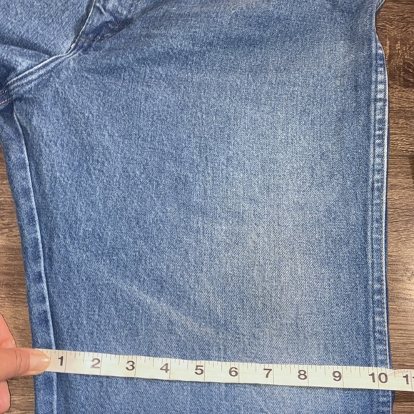 Used Wrangler Blue Cowboy Cut Jeans Classic Denim 42x32 - Picture 7 of 12